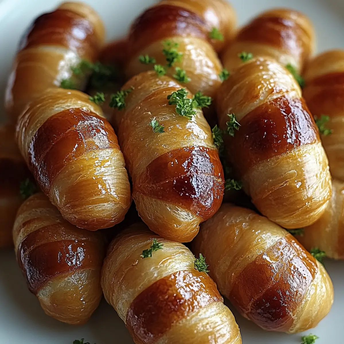 Glazed Pigs In a Blanket