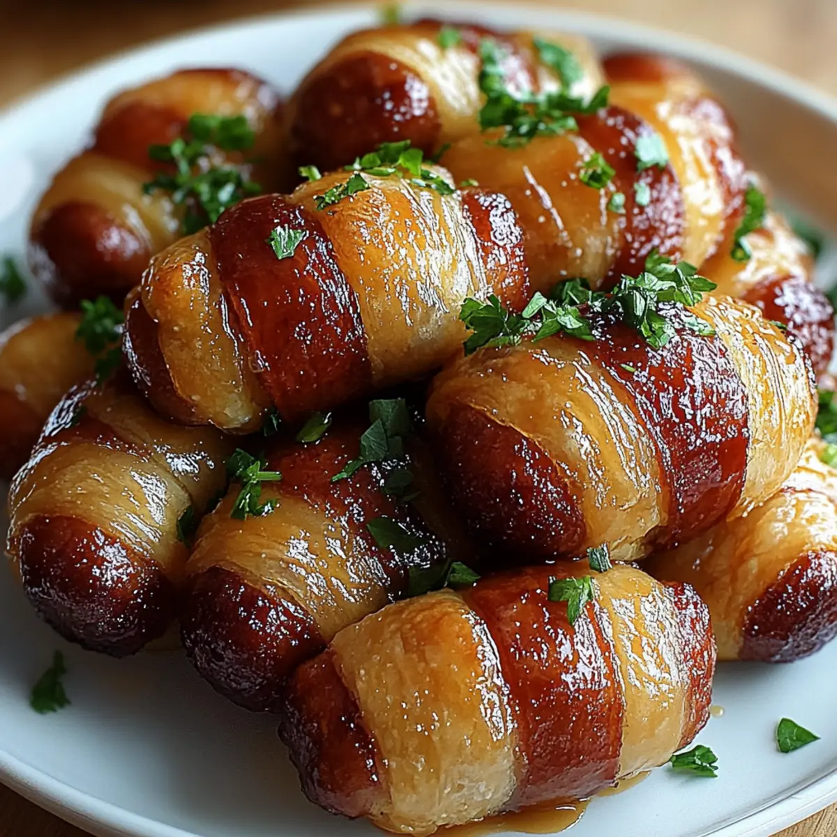 Glazed Pigs In a Blanket