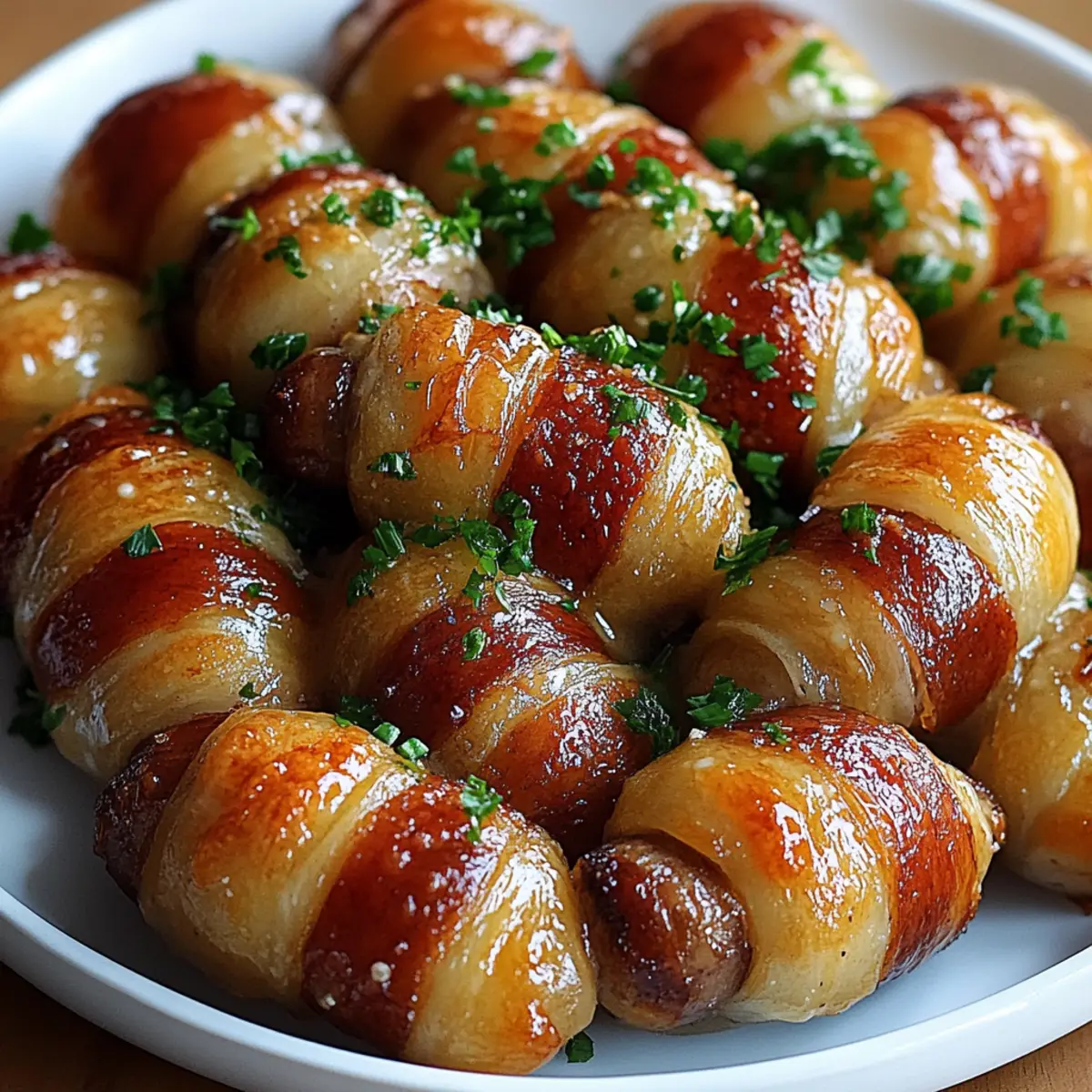 Glazed Pigs In a Blanket