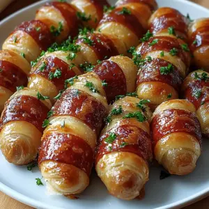 Glazed Pigs In a Blanket