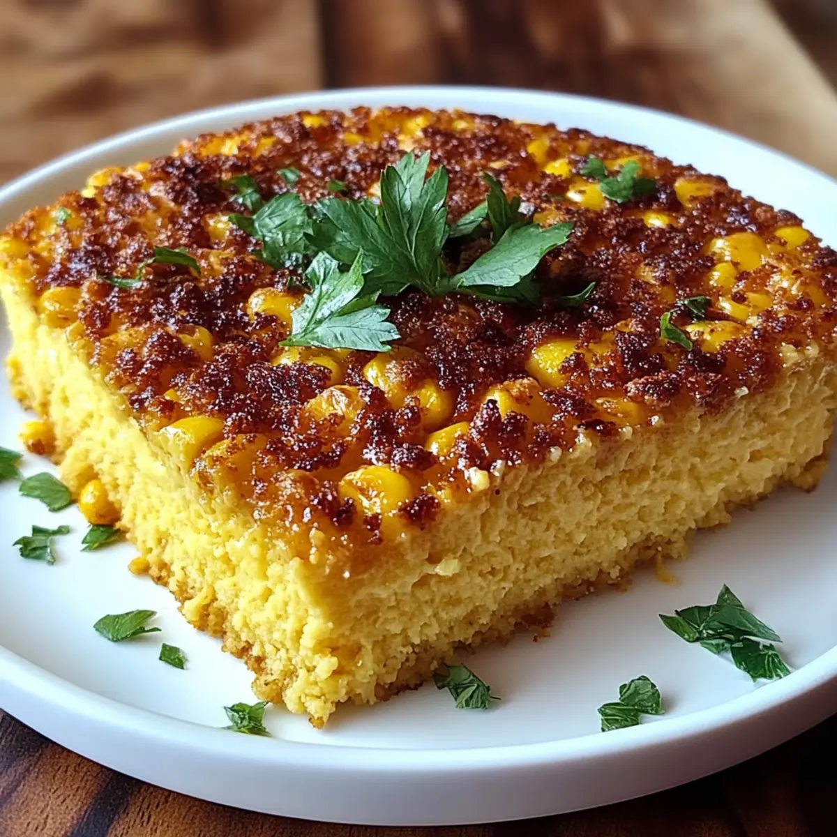 Golden Honey-Glazed Corn Casserole