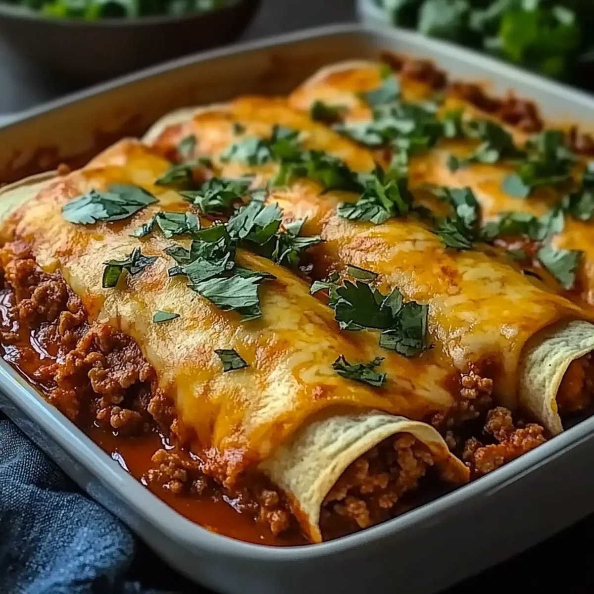 Ground Beef Enchiladas