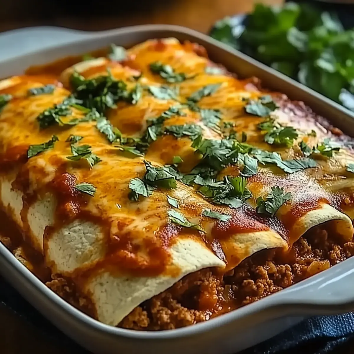 Ground Beef Enchiladas