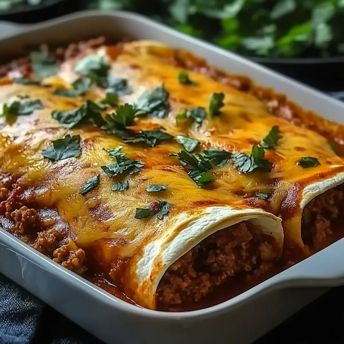 Ground Beef Enchiladas