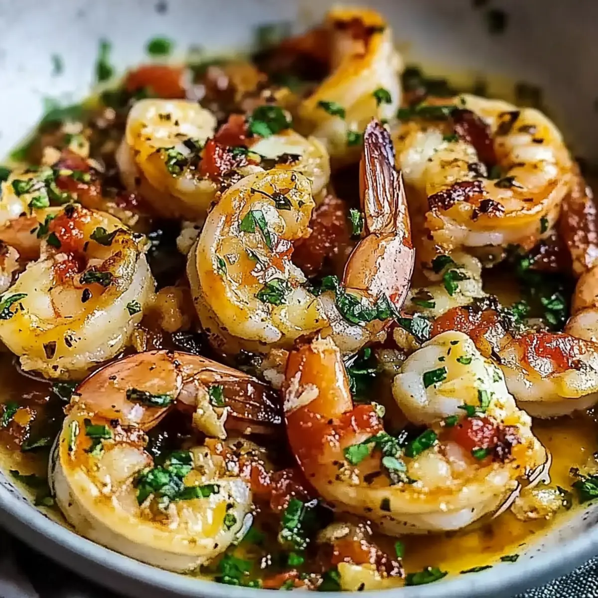 Hawaiian Garlic Shrimp