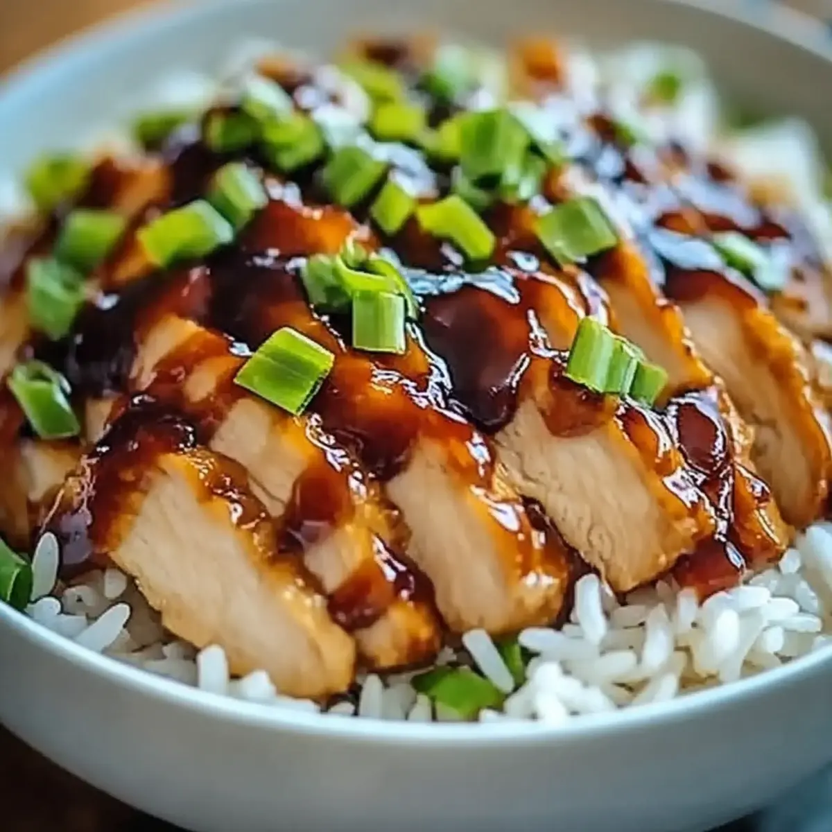 Honey BBQ Chicken Rice