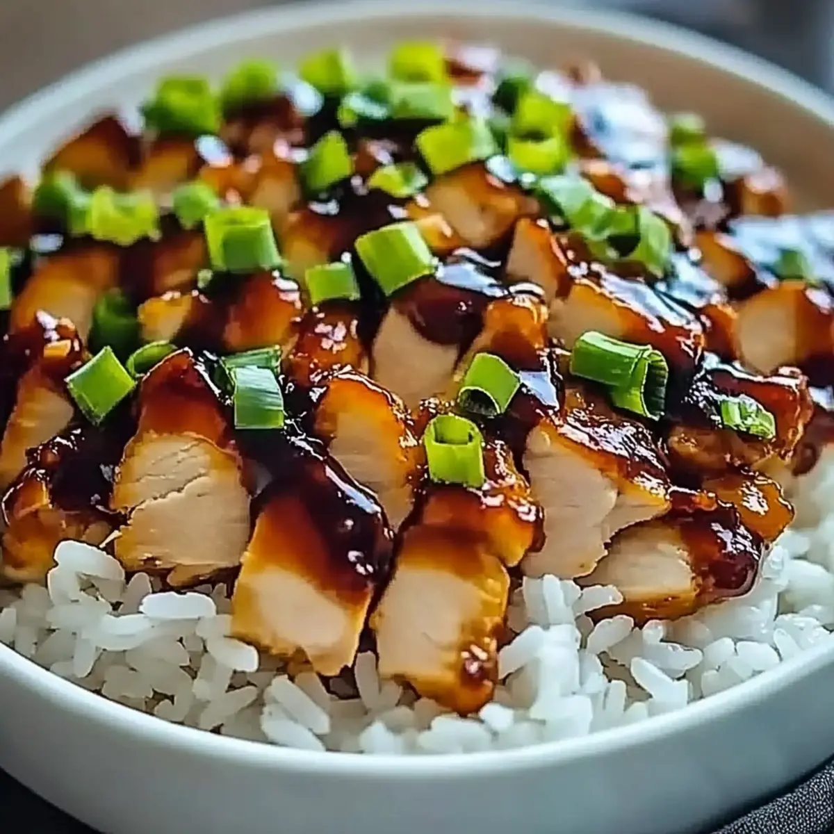 Honey BBQ Chicken Rice