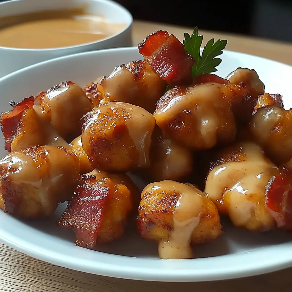 Honey Bacon Chicken Bites