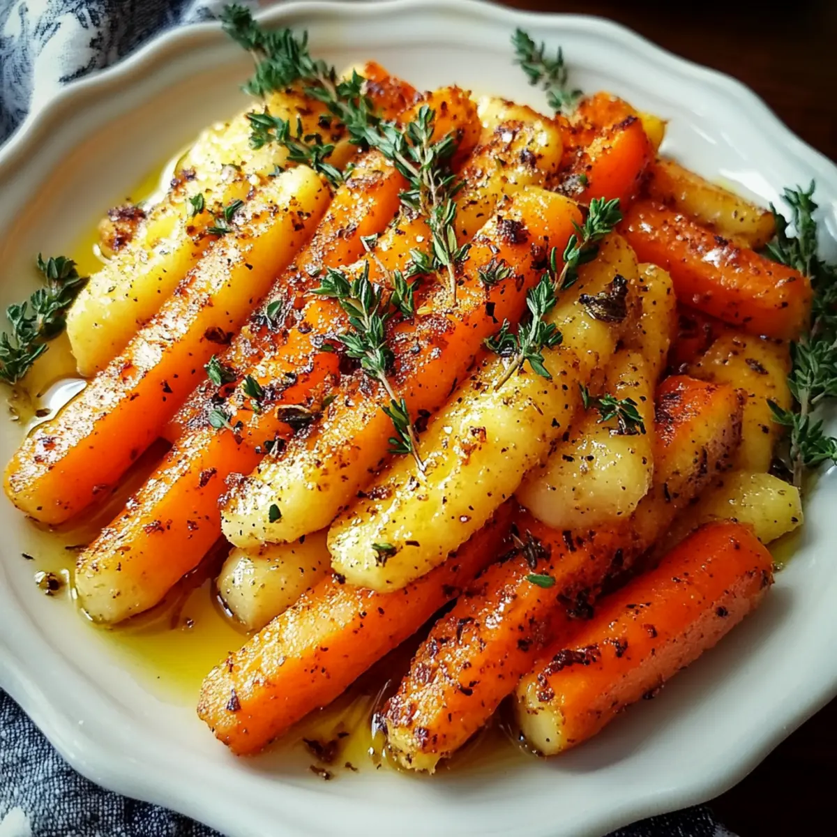 Honey Roasted Carrots with Thyme