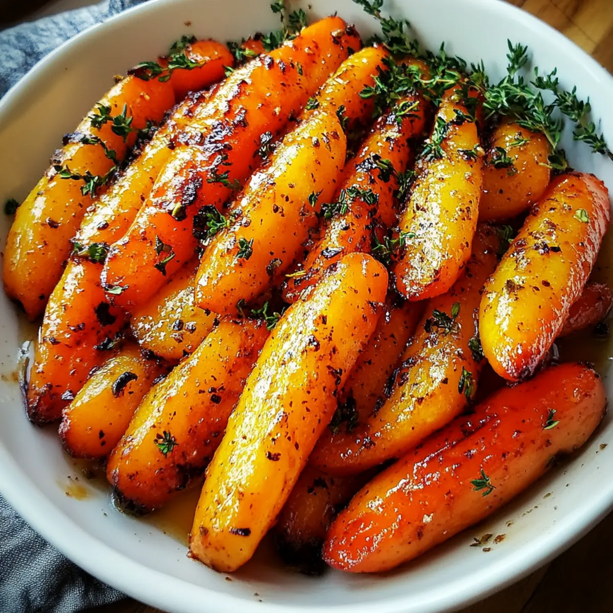 Honey Roasted Carrots with Thyme