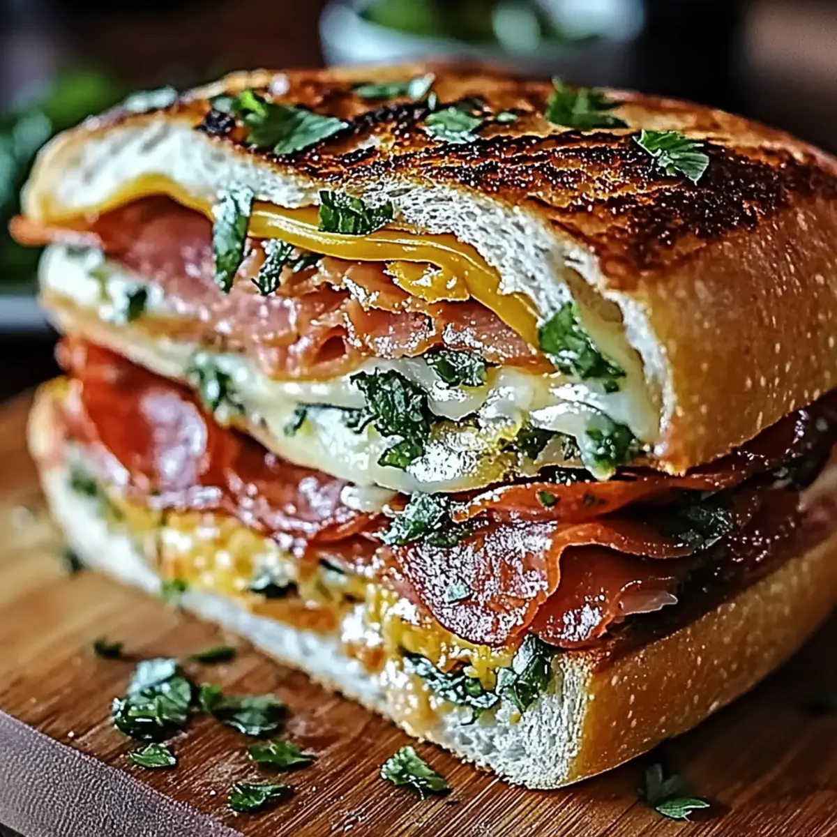 Italian Muffuletta Sandwich