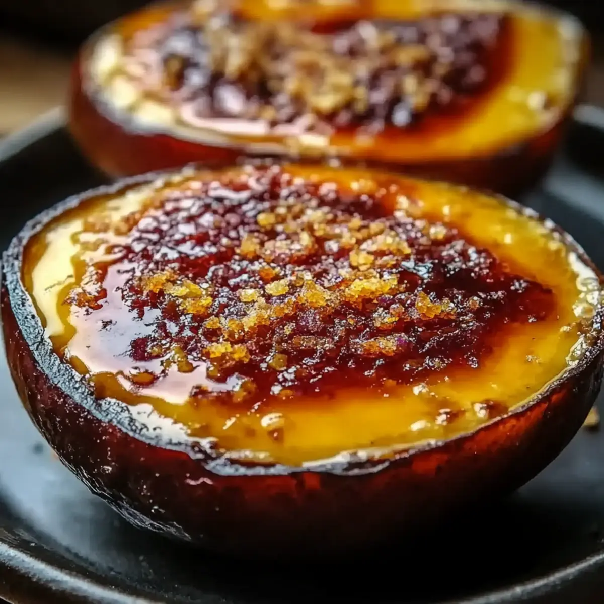 Japanese Sweet Potato Crème Brûlée