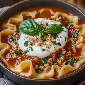 Lasagna Soup