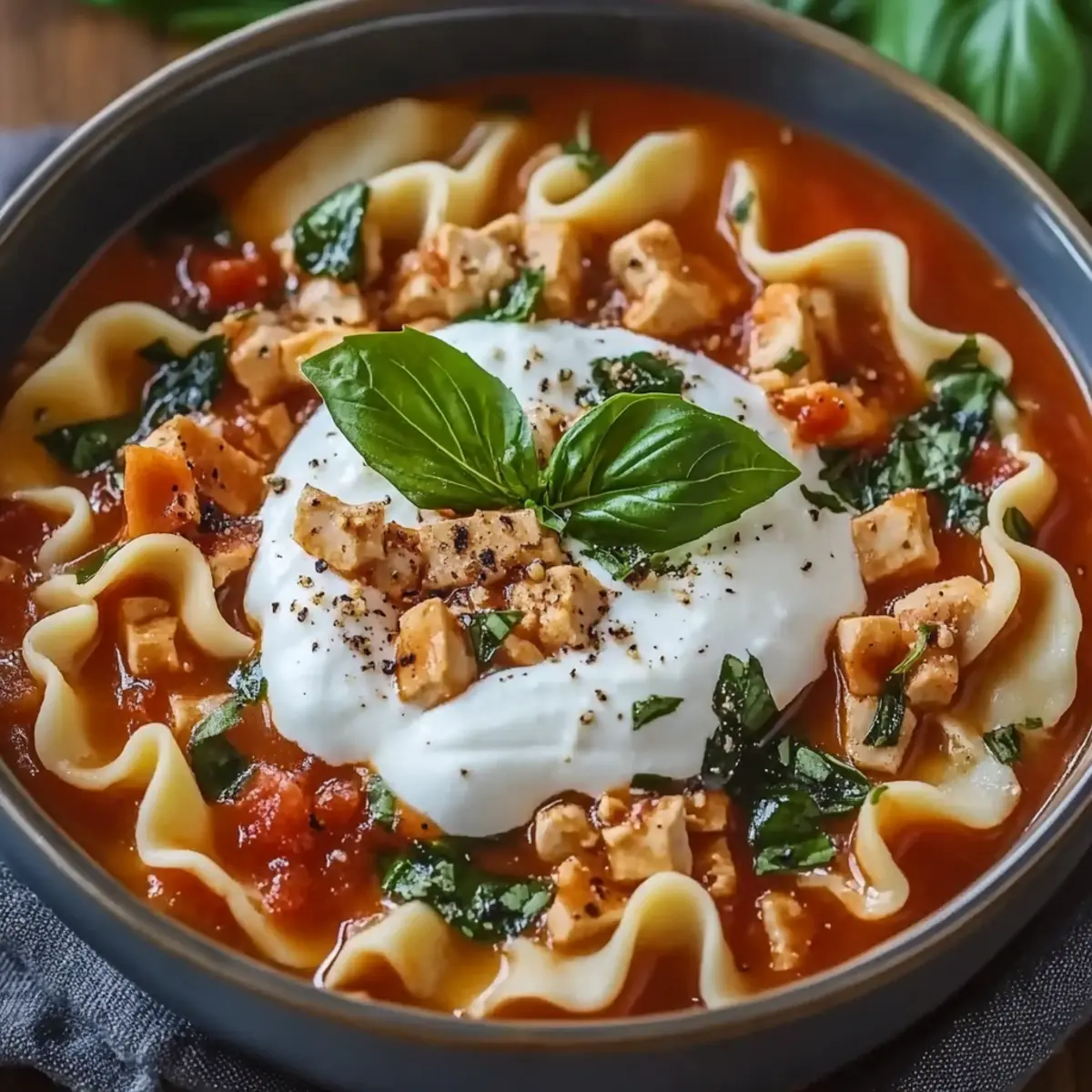 Lasagna Soup