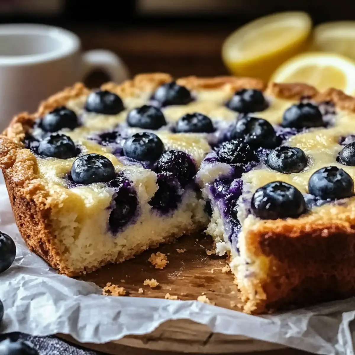 Lemon Blueberry Breakfast Bake