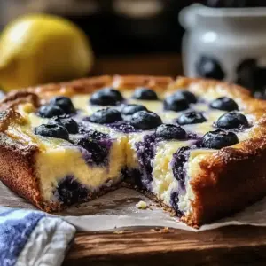 Lemon Blueberry Breakfast Bake