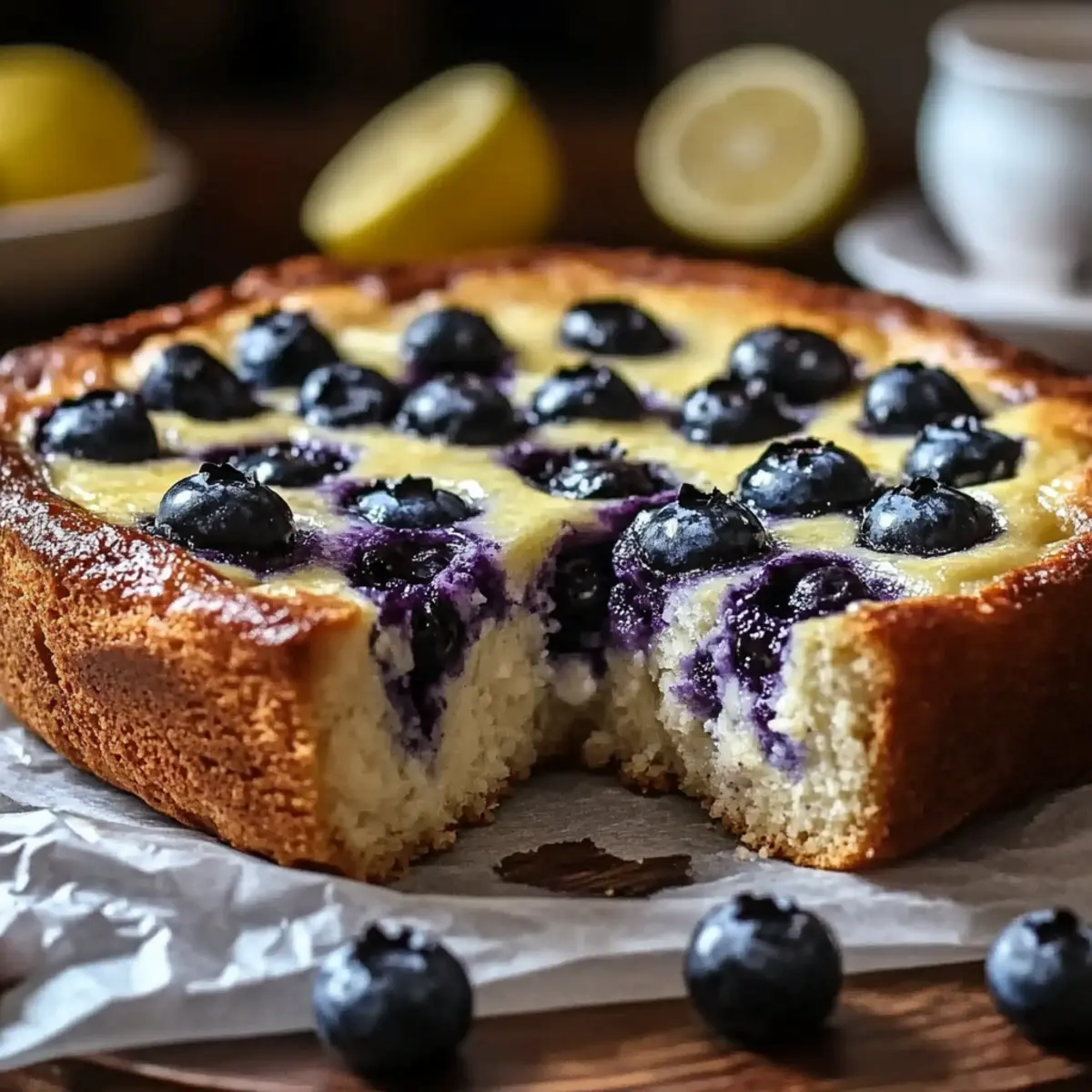 Lemon Blueberry Breakfast Bake
