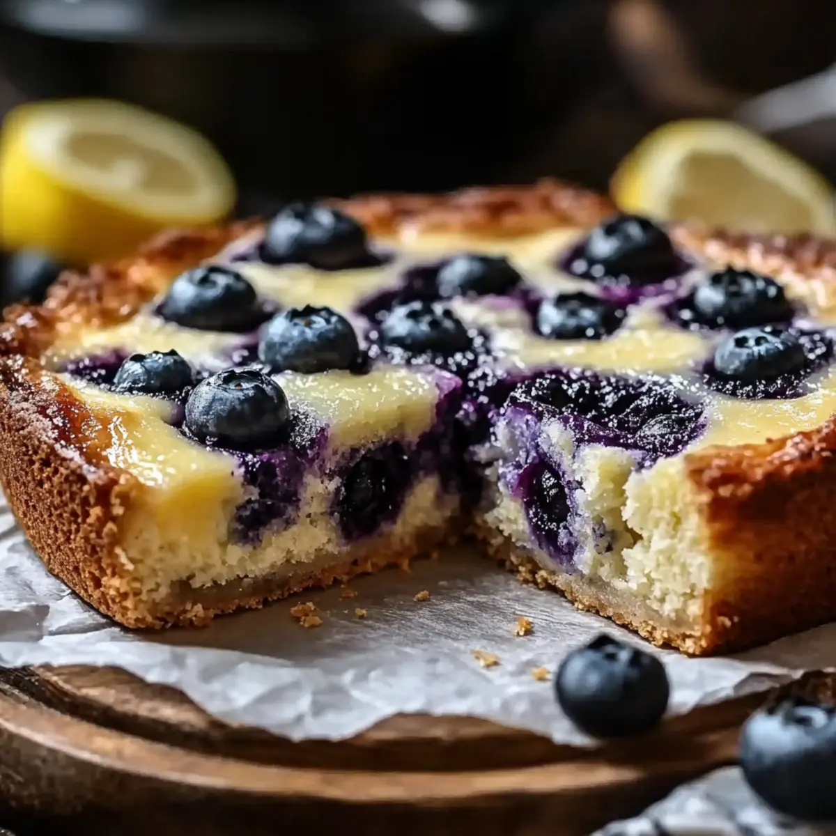 Lemon Blueberry Breakfast Bake