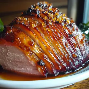 Maple Bourbon Glazed Ham