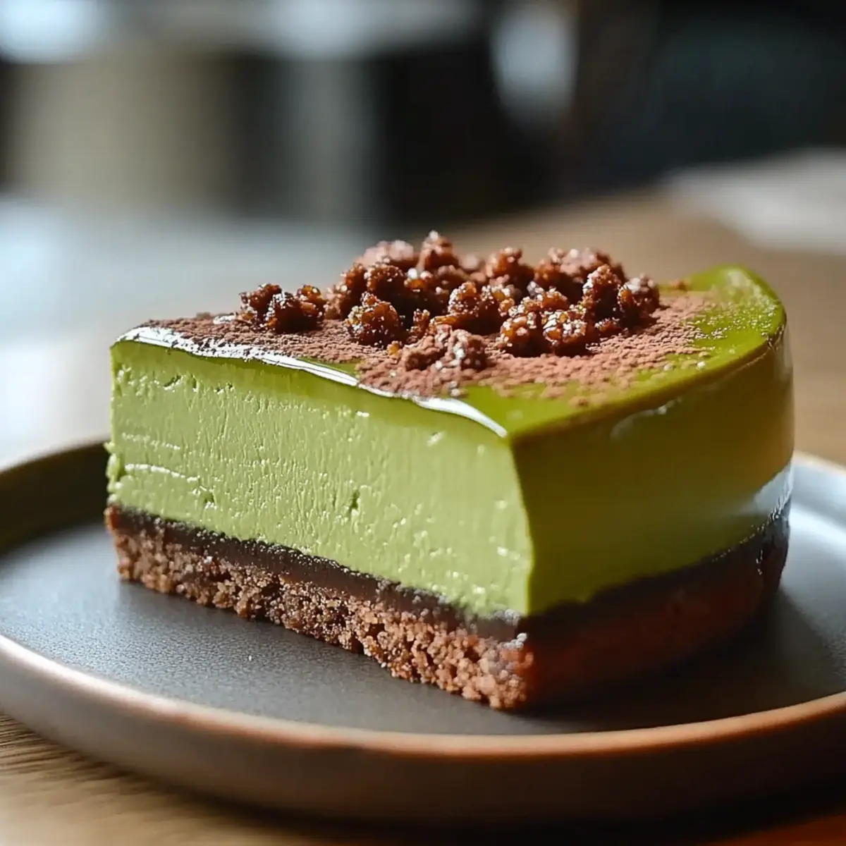 Matcha Japanese Cheesecake
