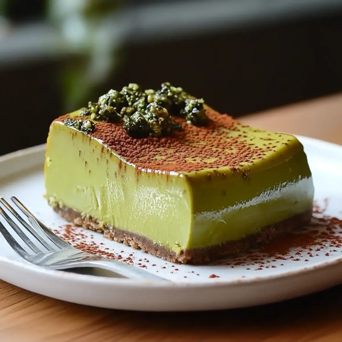 Matcha Japanese Cheesecake
