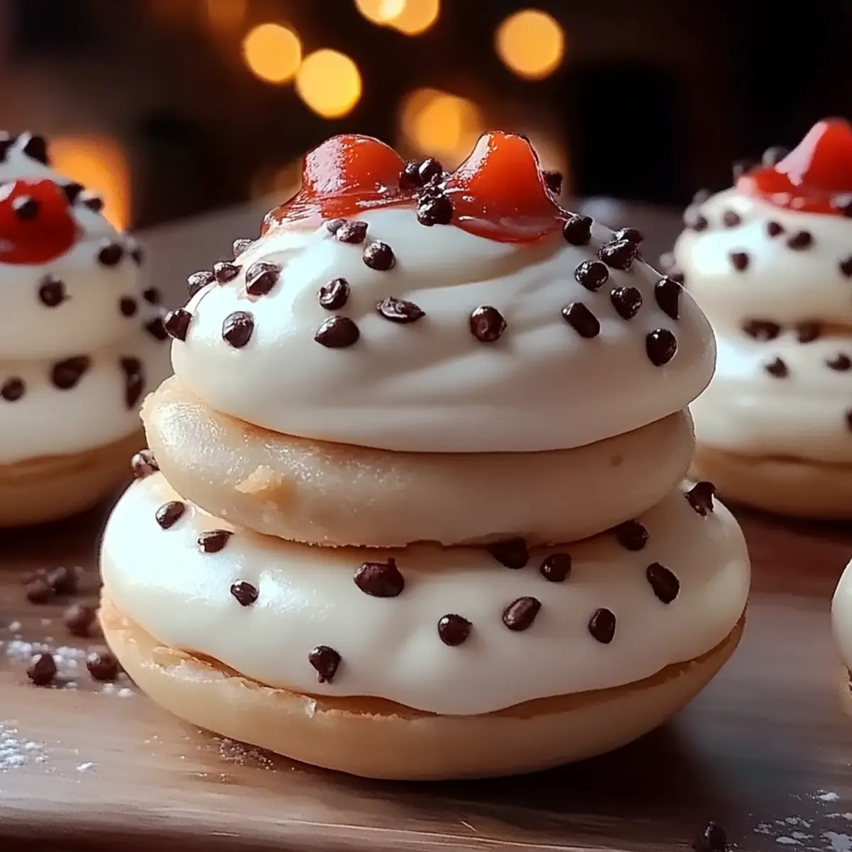 Meringue Snowmen Cookies