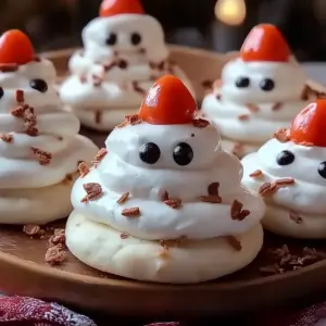 Meringue Snowmen Cookies