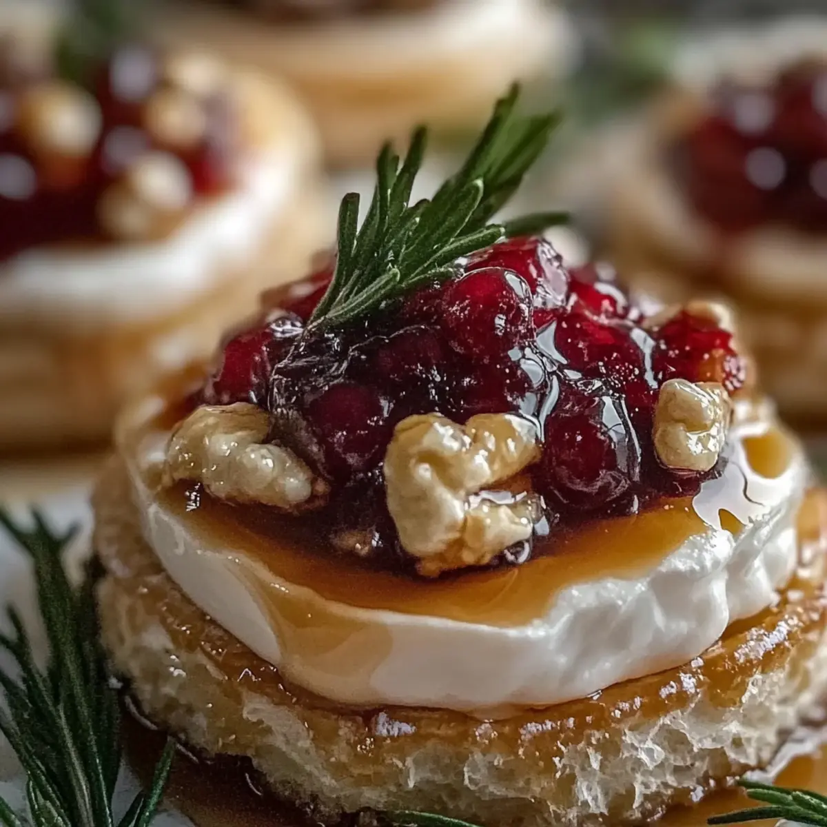 Mini Brie Christmas Trees