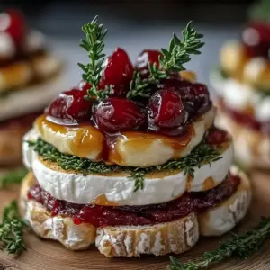 Mini Brie Christmas Trees