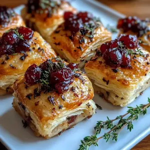 Mini Cranberry Brie Bites