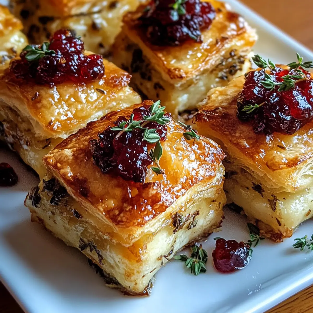 Mini Cranberry Brie Bites
