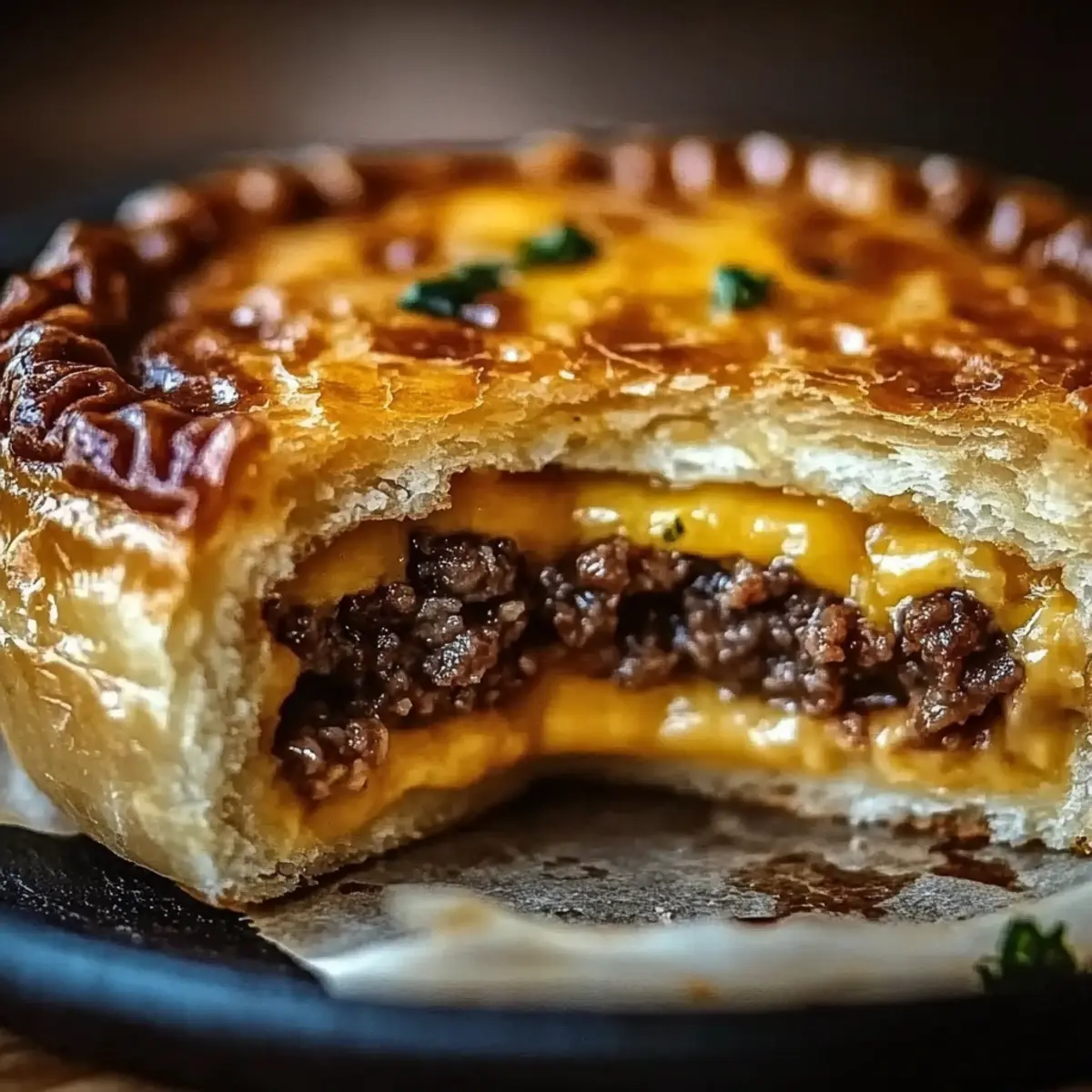One-Pan Cheeseburger Pie Dinner