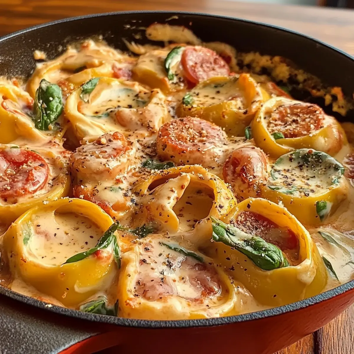 One Pan Tucsan Tortellini