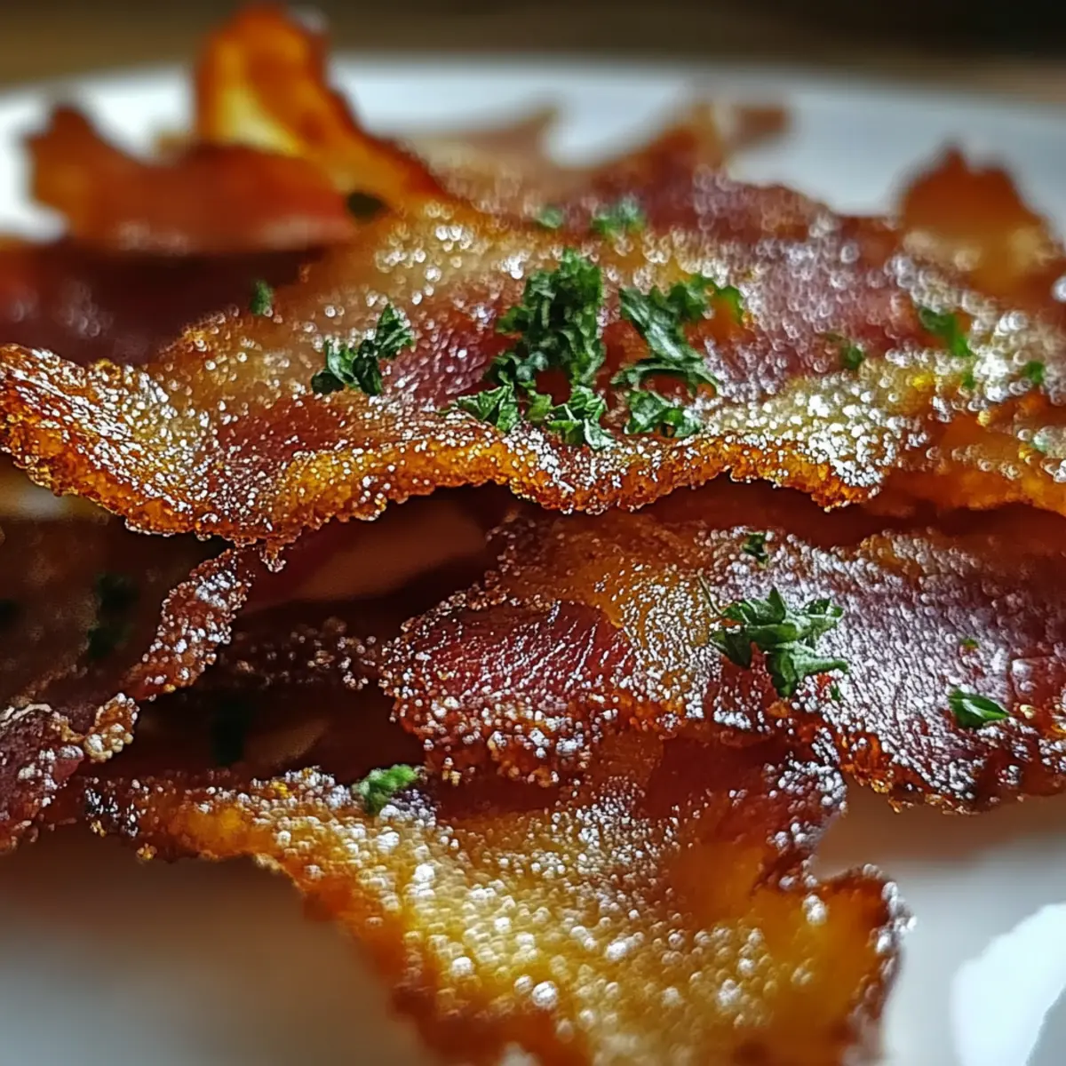 Parmesan Candied Bacon Crackers