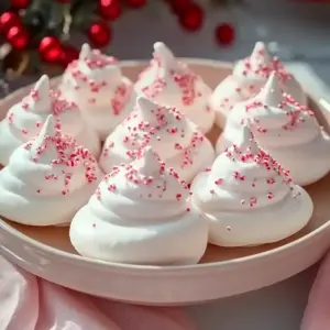 Peppermint Meringues