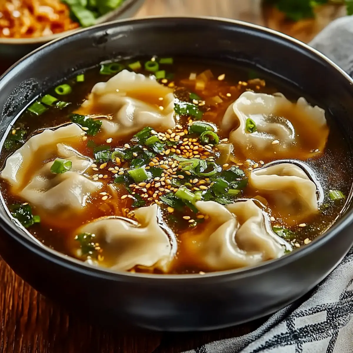 Potsticker Soup