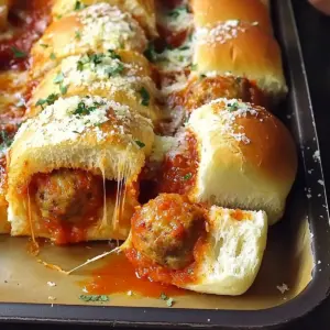 Pull-Apart Meatball Sliders