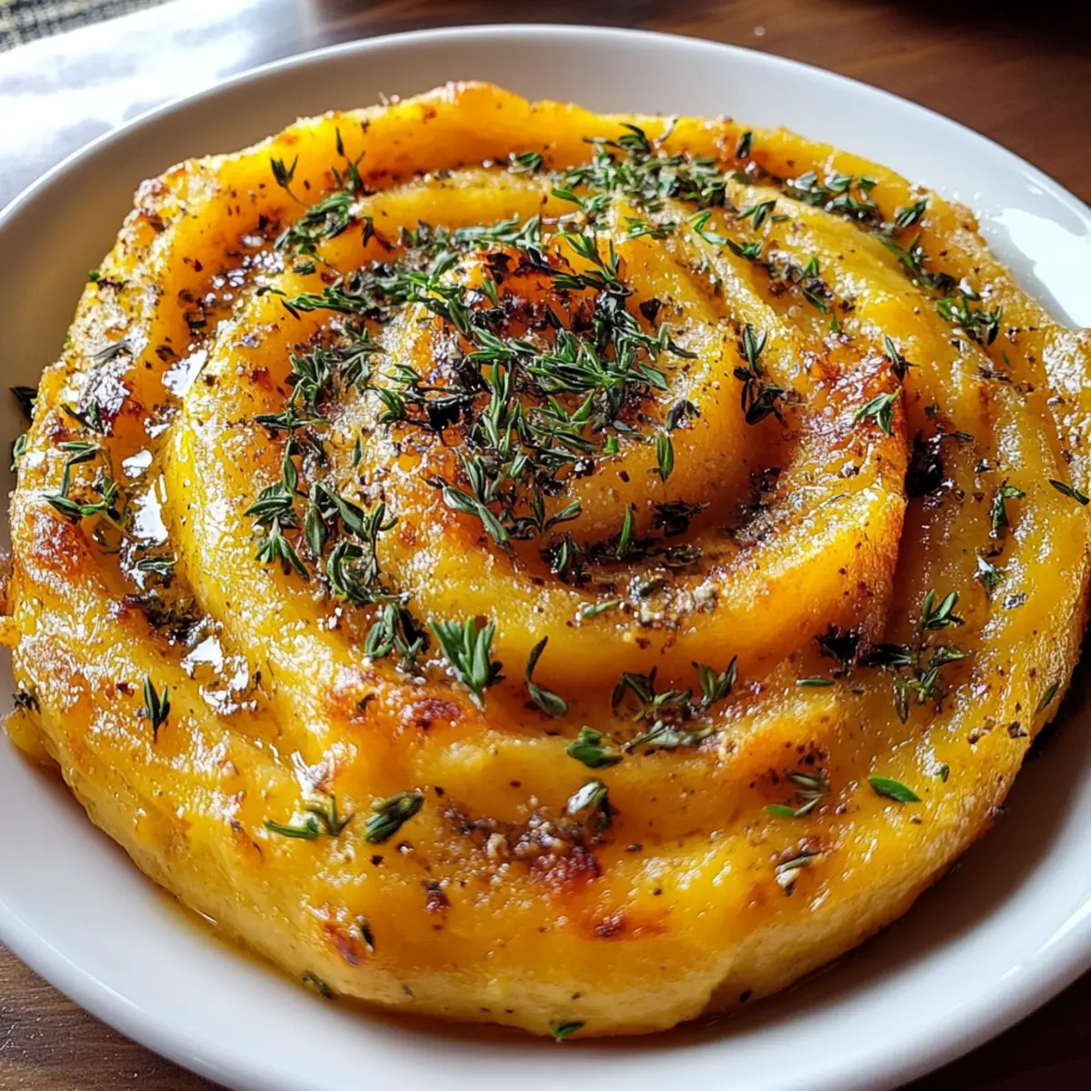 Roasted Garlic Mashed Butternut Squash