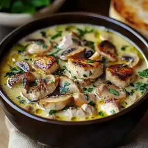Rotisserie Chicken Mushroom Soup