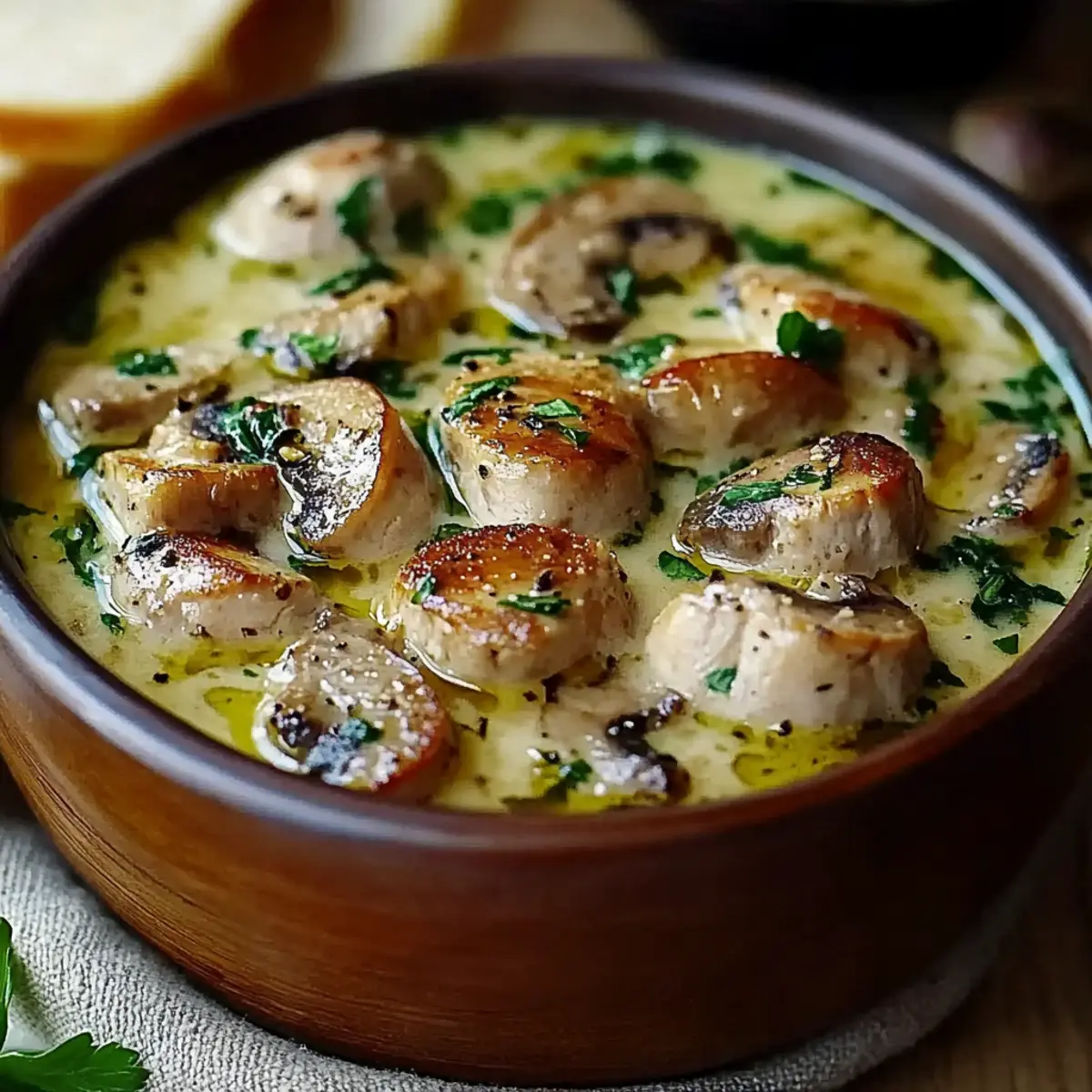Rotisserie Chicken Mushroom Soup