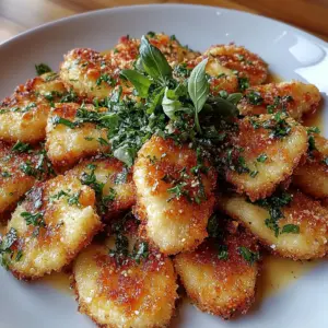 Savory Crispy Fried False with Zesty Herb Infusion