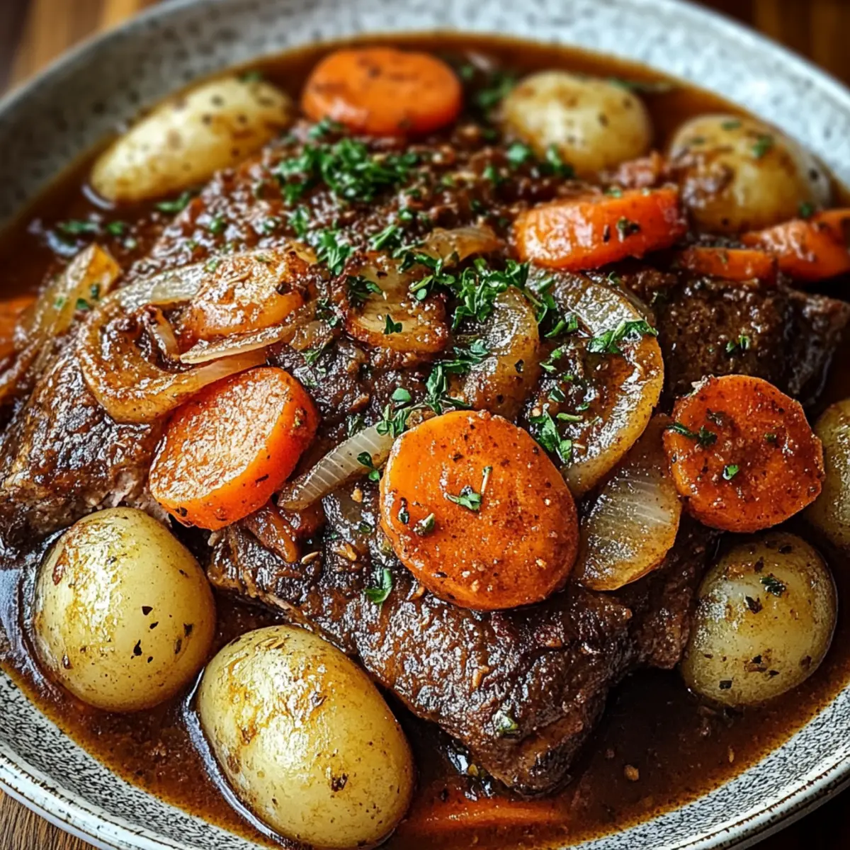 Savory French Onion Pot Roast