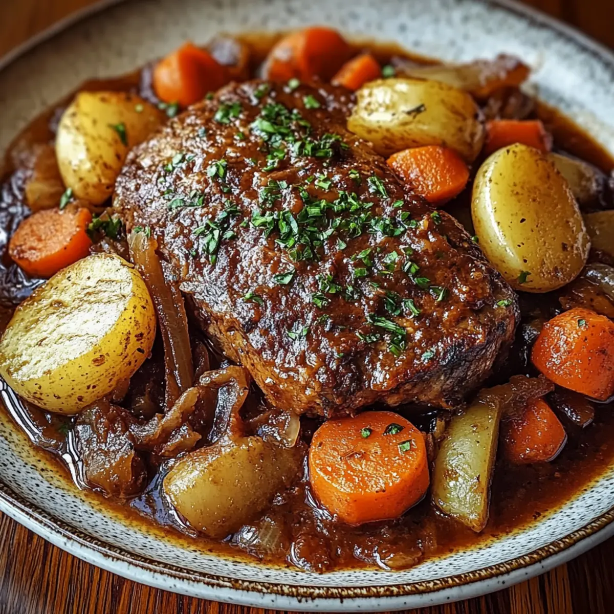 Savory French Onion Pot Roast