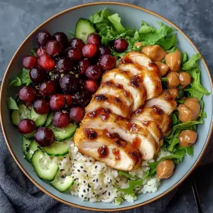 Sesame Chicken and Chickpea Salad