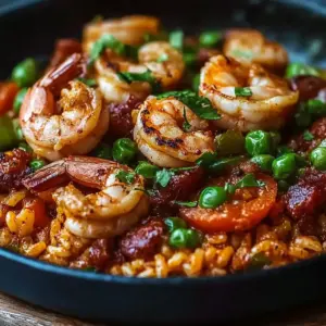 Shrimp Dirty Rice with Bell Peppers & Spice