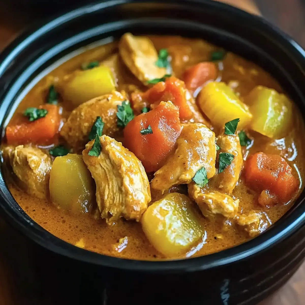 Slow Cooker Chicken Curry