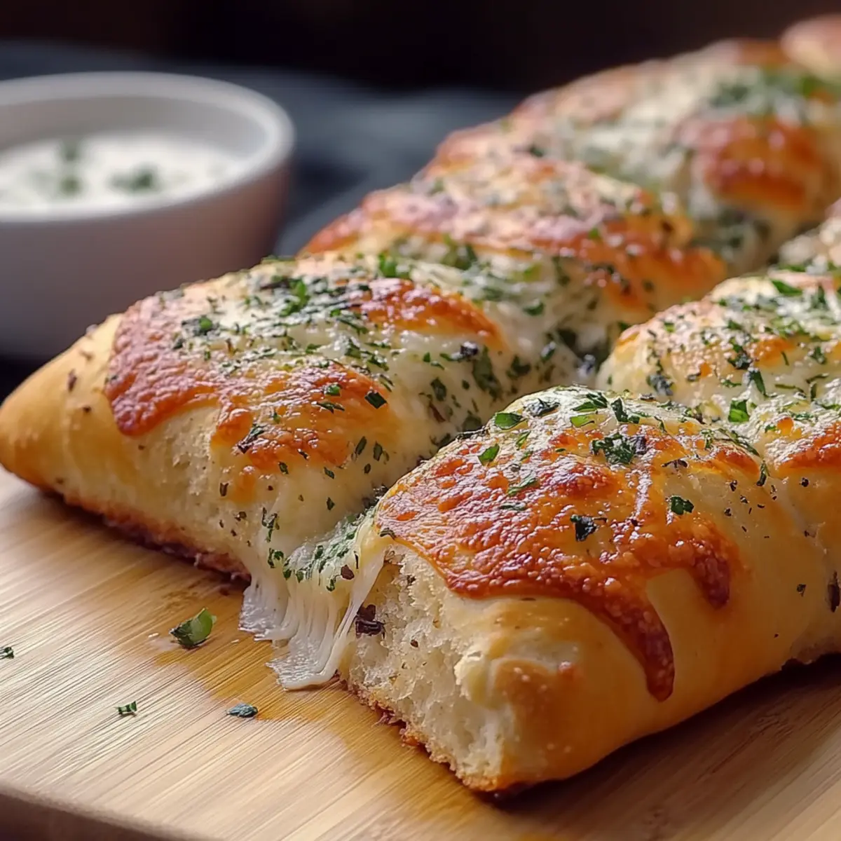 Soft Alfredo Chicken Bread
