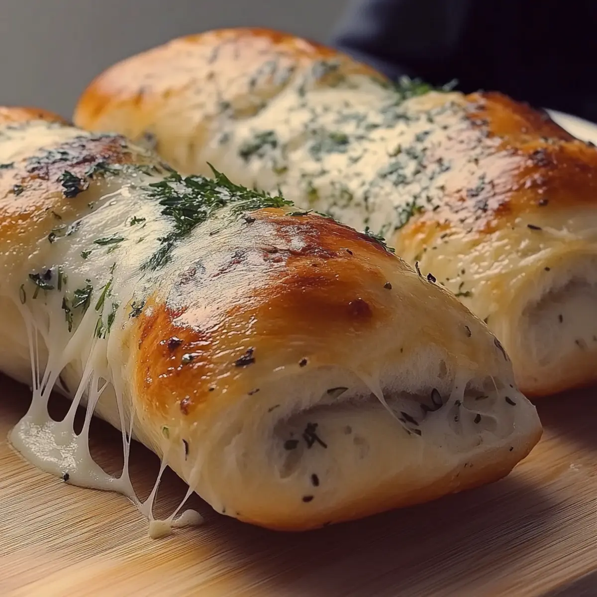 Soft Alfredo Chicken Bread