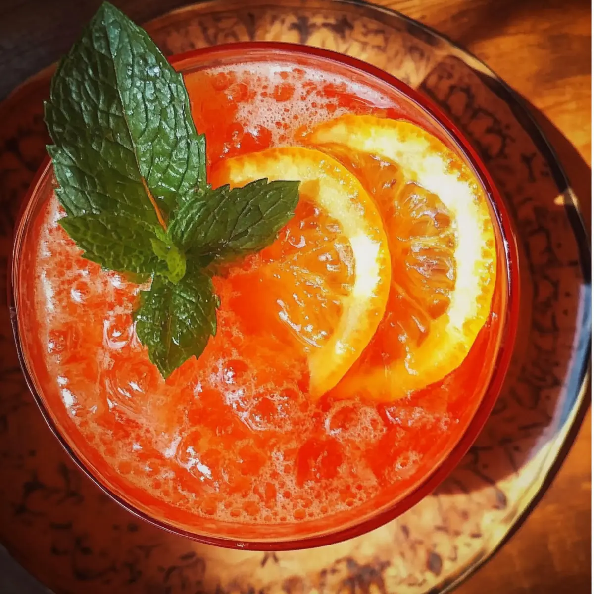 Sparkling Aperol Spritz Cocktail