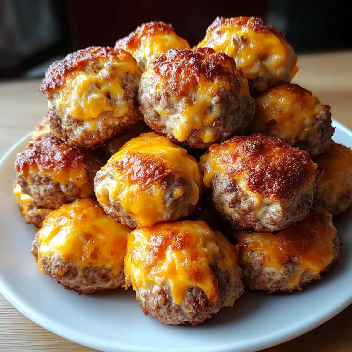 Spicy Rotel Cream Cheese Sausage Balls